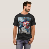 Captain America – Lightning Shield of Freedom T-shirt (Voorkant volledig)