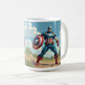 Captain America mok (Voorkant rechts)