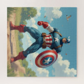 Captain America Puzzel (Horizontaal)