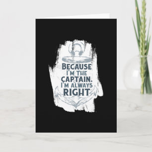 CAPTAIN ANCHOR QUOTE KAART