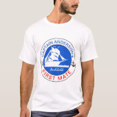 Captain Anderson's First Mate grappig aanpasbaar T-shirt (Voorkant)