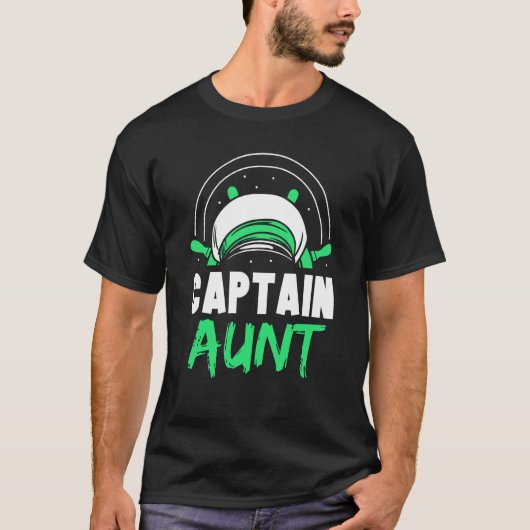 Captain Aunt Yacht Ship Skipper Boat T-shirt (Voorkant)