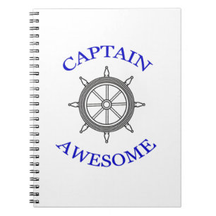 CAPTAIN AWESOME Spiraalschriften Notitieboek