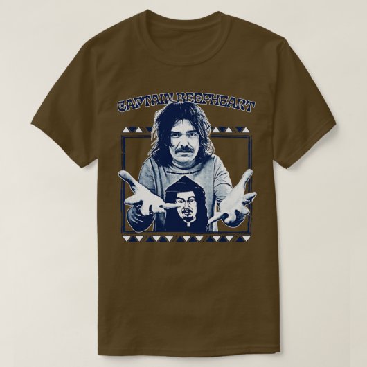 Captain Beefheart Originele Fan Art T-shirt (Design voorkant)