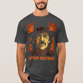 Captain Beefheart Retro Originele Fan Art T-shirt