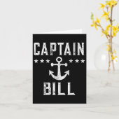 Captain Bill Booteigenaar Art Boating Thema Kaart (Gele Bloem)