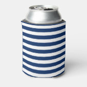 Captain Blue Stripes Anker Blikjeskoeler (Blikje Achterkant)