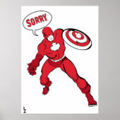 Captain Canada Poster (Voorkant)