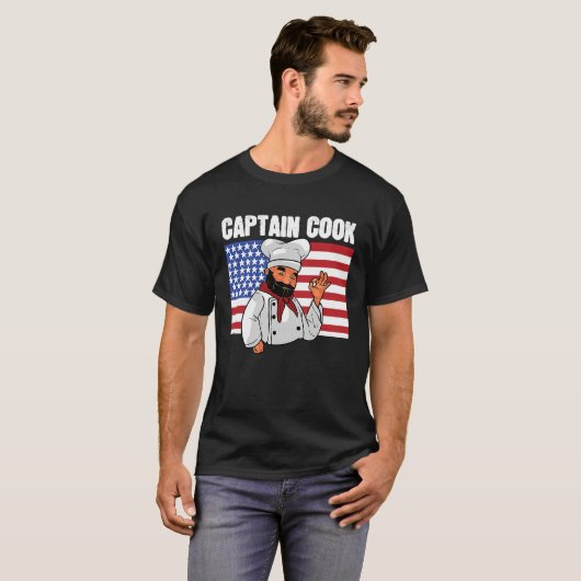 Captain Cook T-shirt (Voorkant volledig)