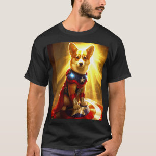 Captain Corgi T-shirt