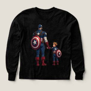 Captain Dad en Sidekick Son