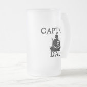 Captain Dad Frosted Glass Mok (Voorkant rechts)