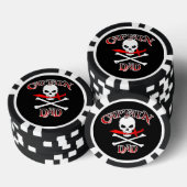 Captain Dad Poker Chips (Opstapeling)