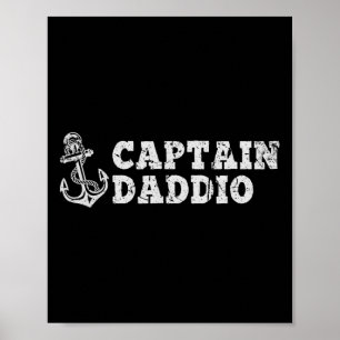 Captain Daddio Zeilboot Boat Anchor Poster