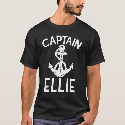 Captain Ellie Yacht Sailing Ship Boating Boat T-shirt (Voorkant)