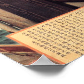 CAPTAIN EN ZWAKKE oosterse oosterling Oud-Japans Poster (Hoek)