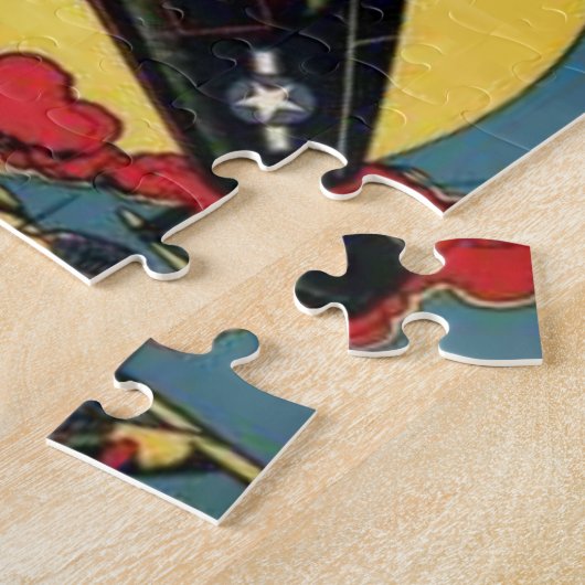 Captain Flight  Gouden Eeuw Stripboek Legpuzzel (Zijkant)