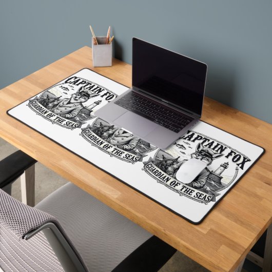Captain Fox Guardian of Seas Nautical Design Bureaumat (Kantoor 2)