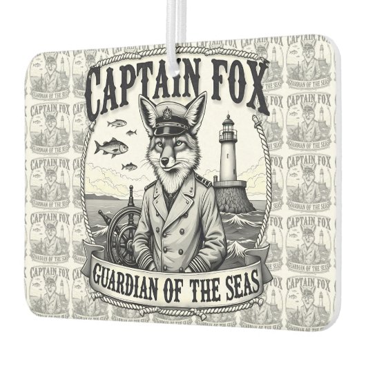 Captain Fox Guardian of Seas Nautical Design Luchtverfrisser (Links)