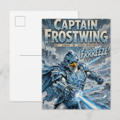 Captain Frostwing Feestdagenkaart (Voorkant / Achterkant)