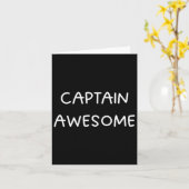 Captain Geweldig Grappige Vaarboot Kapitein Kaart (Gele Bloem)