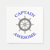 "CAPTAIN GEWELDIGE" Papier Napkins Servet (Voorkant)