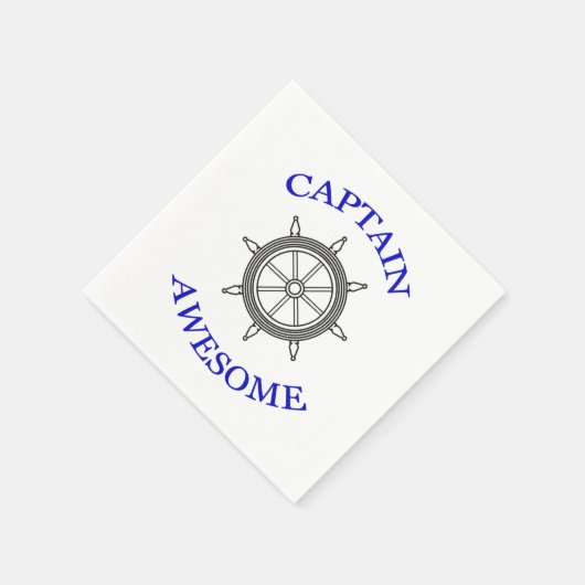 "CAPTAIN GEWELDIGE" Papier Napkins Servet (Hoek)