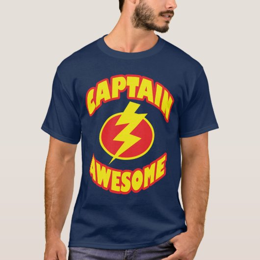 CAPTAIN GEWELDIGE TShirt (Voorkant)