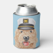 Captain Goldendoodle Koelbox Blikjeskoeler (Blikje Voorkant)