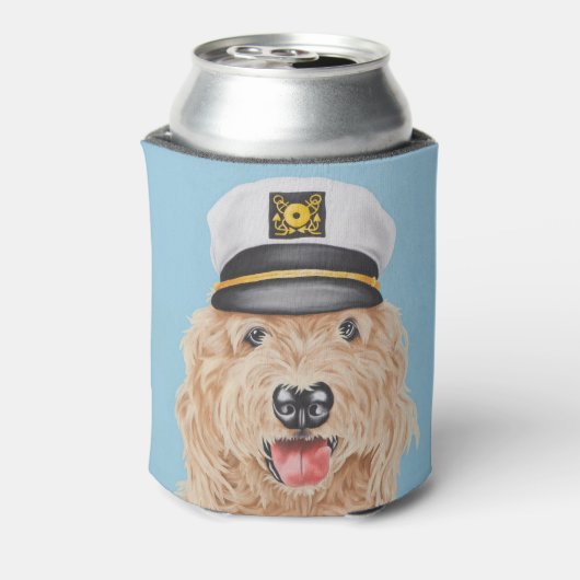 Captain Goldendoodle Koelbox Blikjeskoeler (Blikje Achterkant)