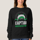 Captain Grandmother Ship Skipper Boat Yacht Grandm Trui (Voorkant)