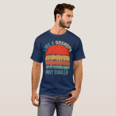 Captain Grandpa  Vaderdag cadeau T-shirt (Voorkant volledig)