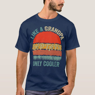 Captain Grandpa Vaderdag cadeau T-shirt