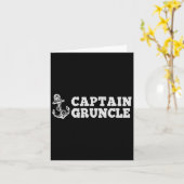 Captain Gruncle Zeilboot  Boat Ancho Kaart (Gele Bloem)