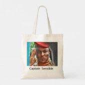 Captain Ibrahim Traore Tote Bag (Achterkant)
