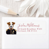 Captain Jack Russell | Jouw namen toevoegen Etiket (Insitu)