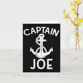 Captain Joe Ship Yacht Boating Anchor Boat Kaart (Gele Bloem)