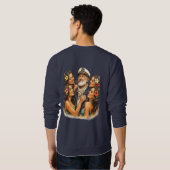 Captain John and Friends Navy Sweatshirt (Achterkant volledig)