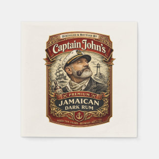 Captain John's Premium Jamaicaanse Rum Drinkservet Servet