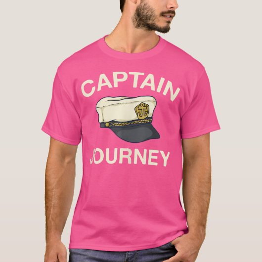 Captain Journey Seaman Name Yachtsman Nickname Fun T-shirt (Voorkant)