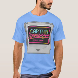 Captain Laserhawk spelkaart druk start meisje T-shirt