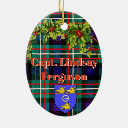 Captain Lindsay Ferguson Ornament (Achterkant)