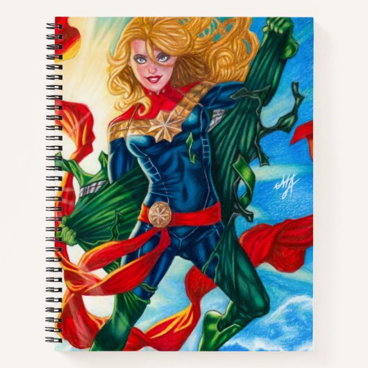 Captain Marvel ~ Carol Danvers Notitieboek (Voorkant)
