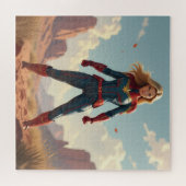 Captain Marvel Puzzel (Horizontaal)
