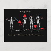 CAPTAIN MAYFLOWER'S Blackbeard Flag Briefkaart (Voorkant)