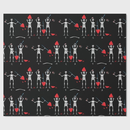 CAPTAIN MAYFLOWER'S Blackbeard Flag Cadeaupapier (Vlak)