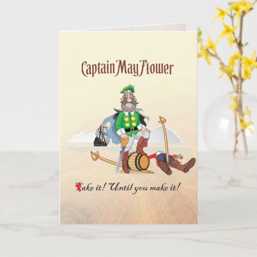 CAPTAIN MAYFLOWER'S RUM DIARIES. KAART (Gele Bloem)