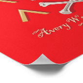 CAPTAIN MAYFLOWER'S Vlag voor kapitein Avery Poster (Hoek)