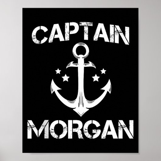 Captain Morgan Funny Birthday Ised Surname Clan Gi Poster (Voorkant)