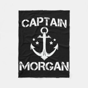 Captain Morgan Funny Verjaardag Gepersonaliseerde  Fleece Deken